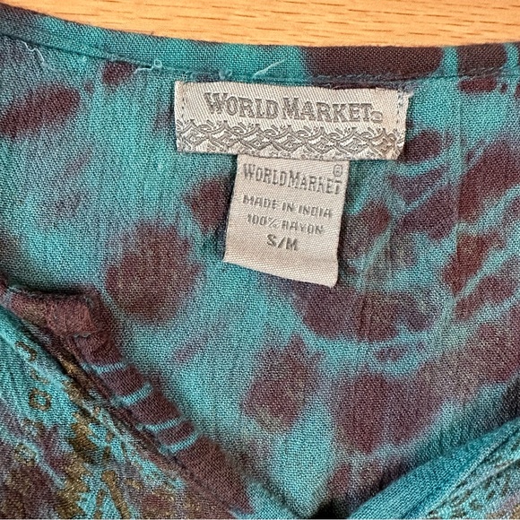 World market tie dye top size S/M - Picture 3 of 3